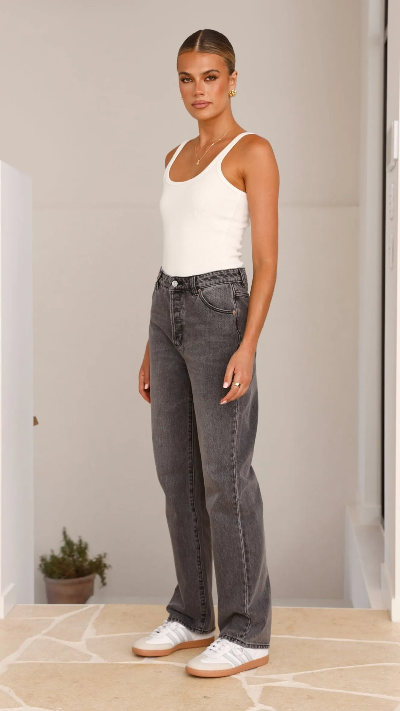 Rollas 90s Relaxed Jean - Vintage Black / Worn Black