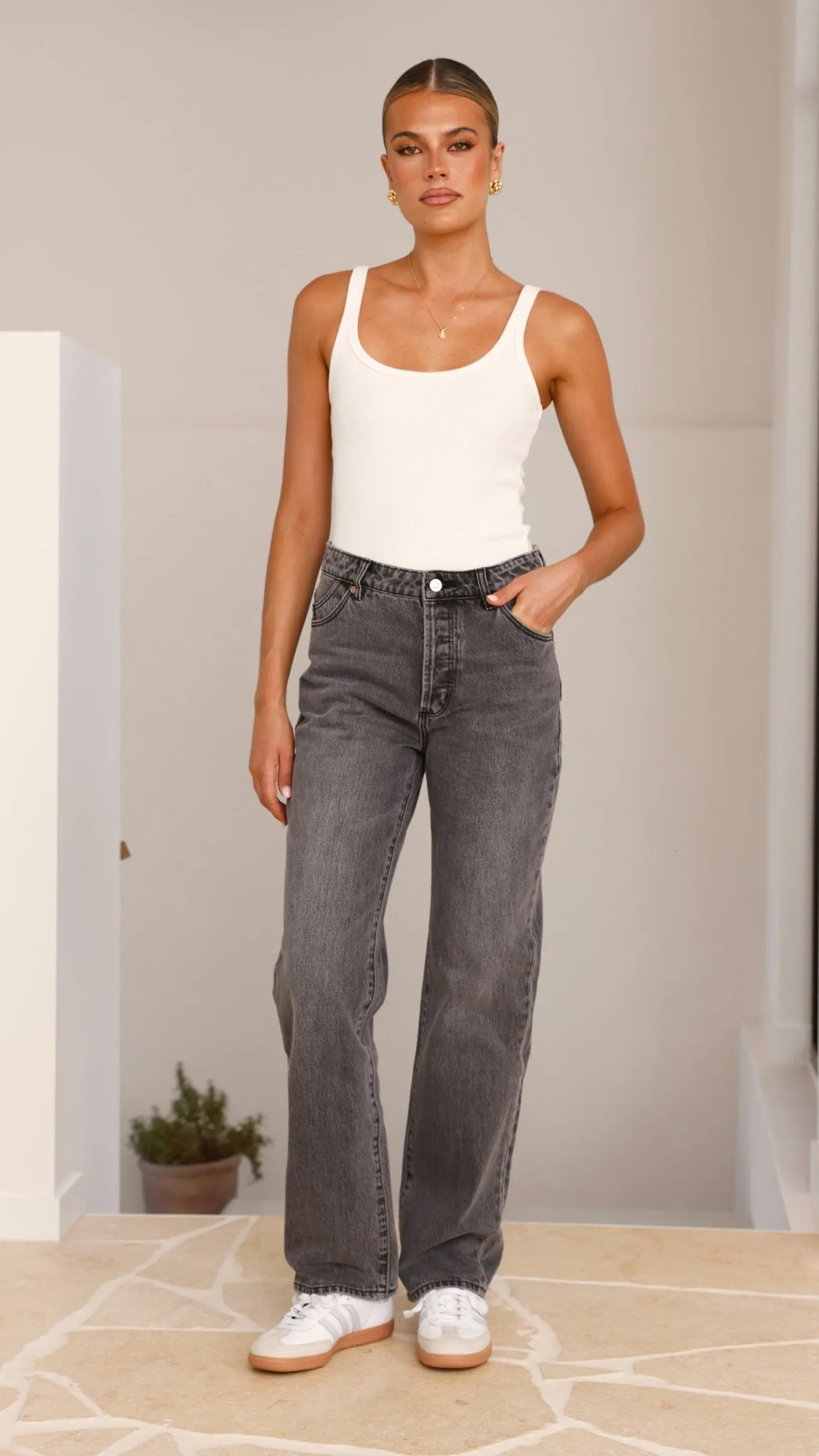 Rollas 90s Relaxed Jean - Vintage Black / Worn Black