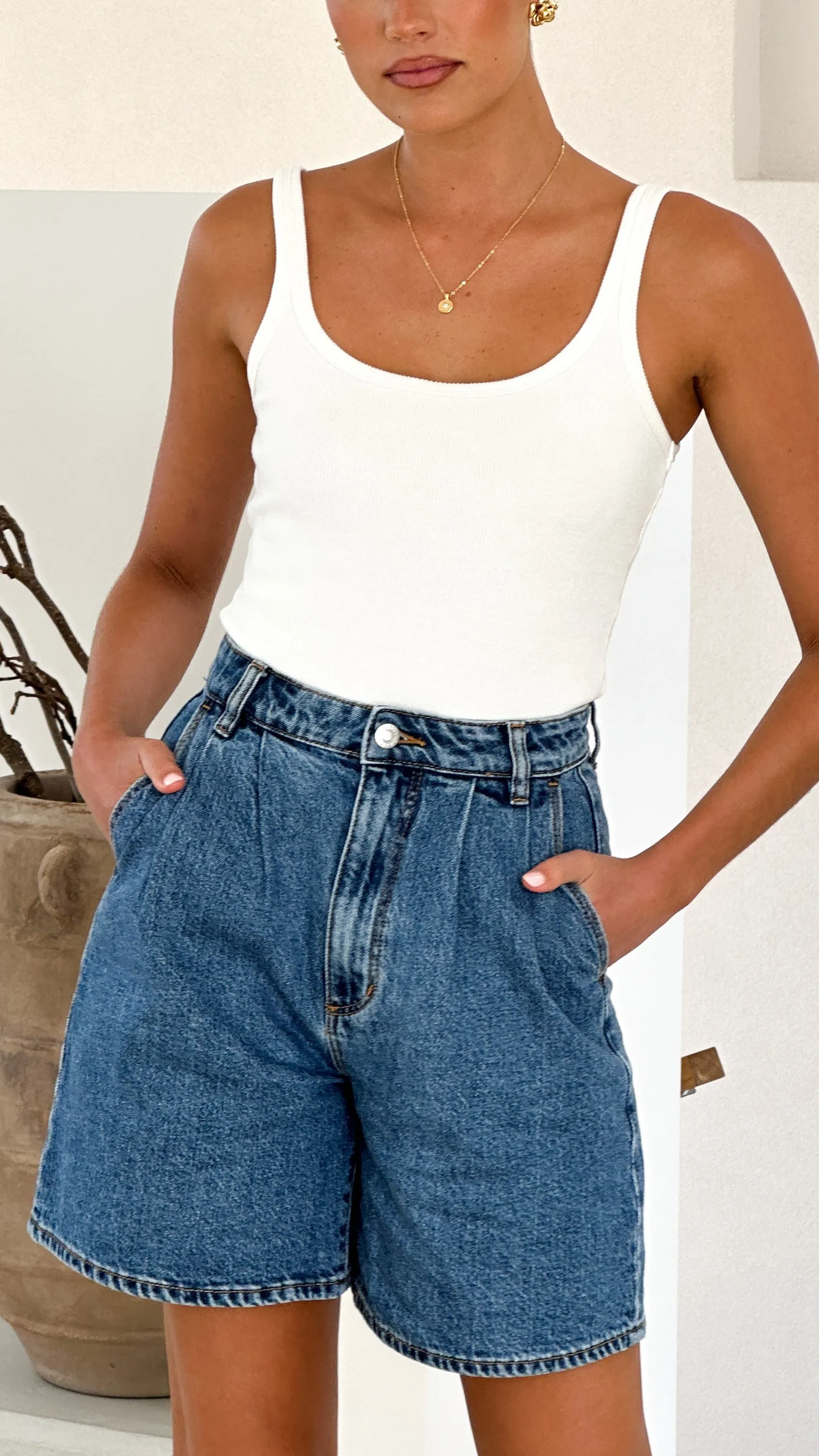 Rollas Horizon Short - Mid Vintage Blue / Cindy Blue