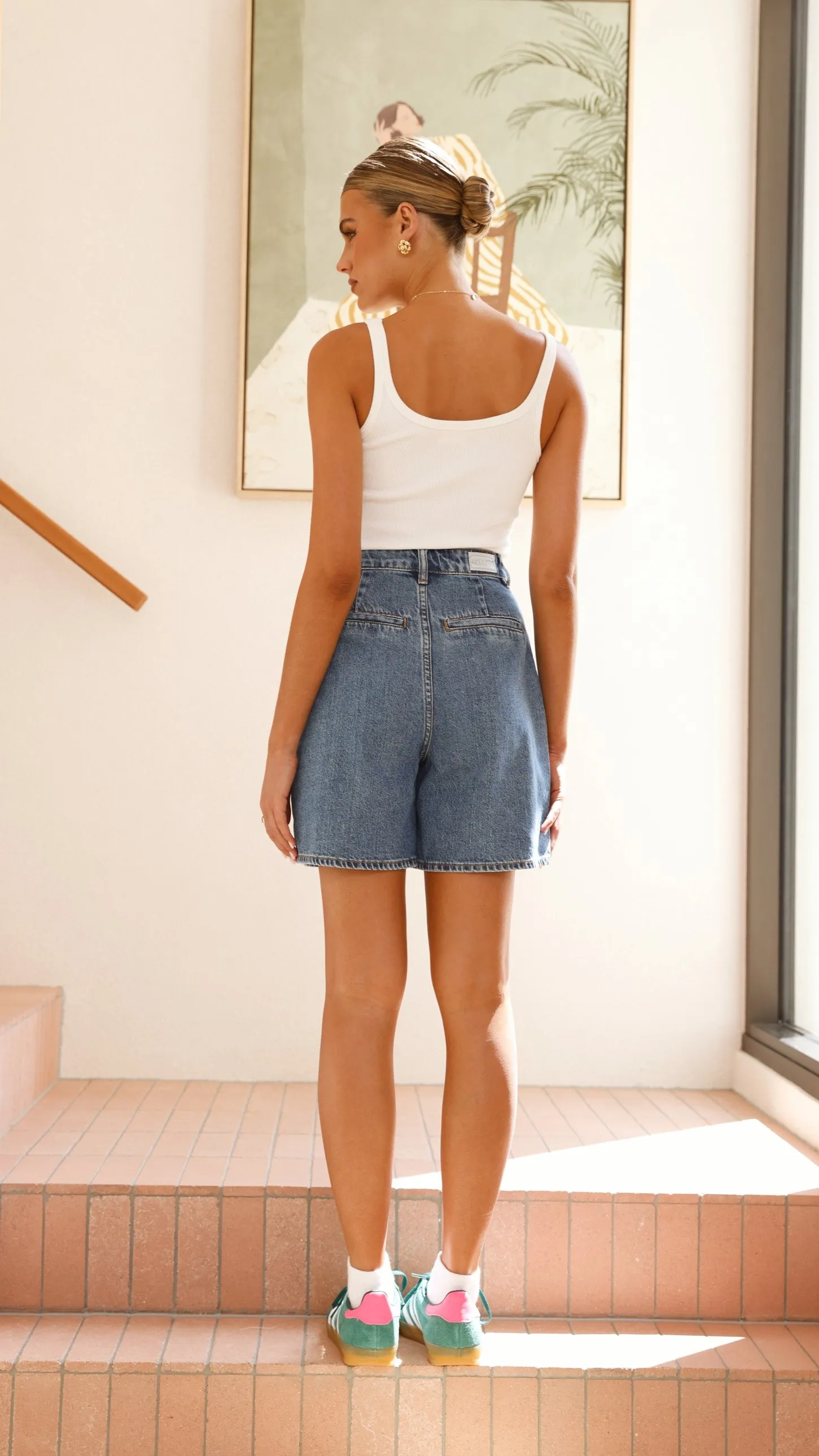 Rollas Horizon Short - Mid Vintage Blue / Cindy Blue