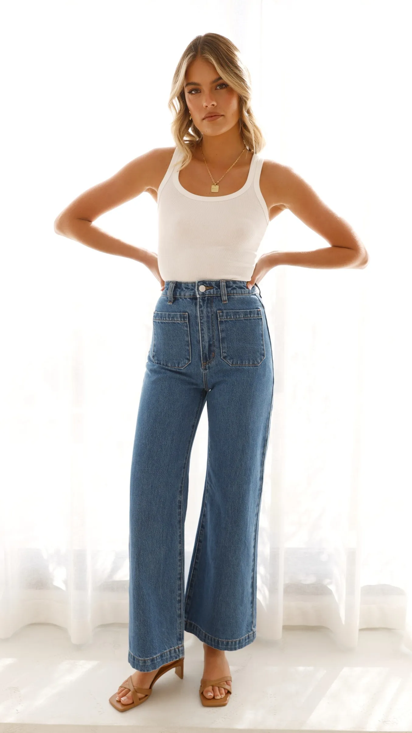 Rollas Sailor Jean - Ashley Blue