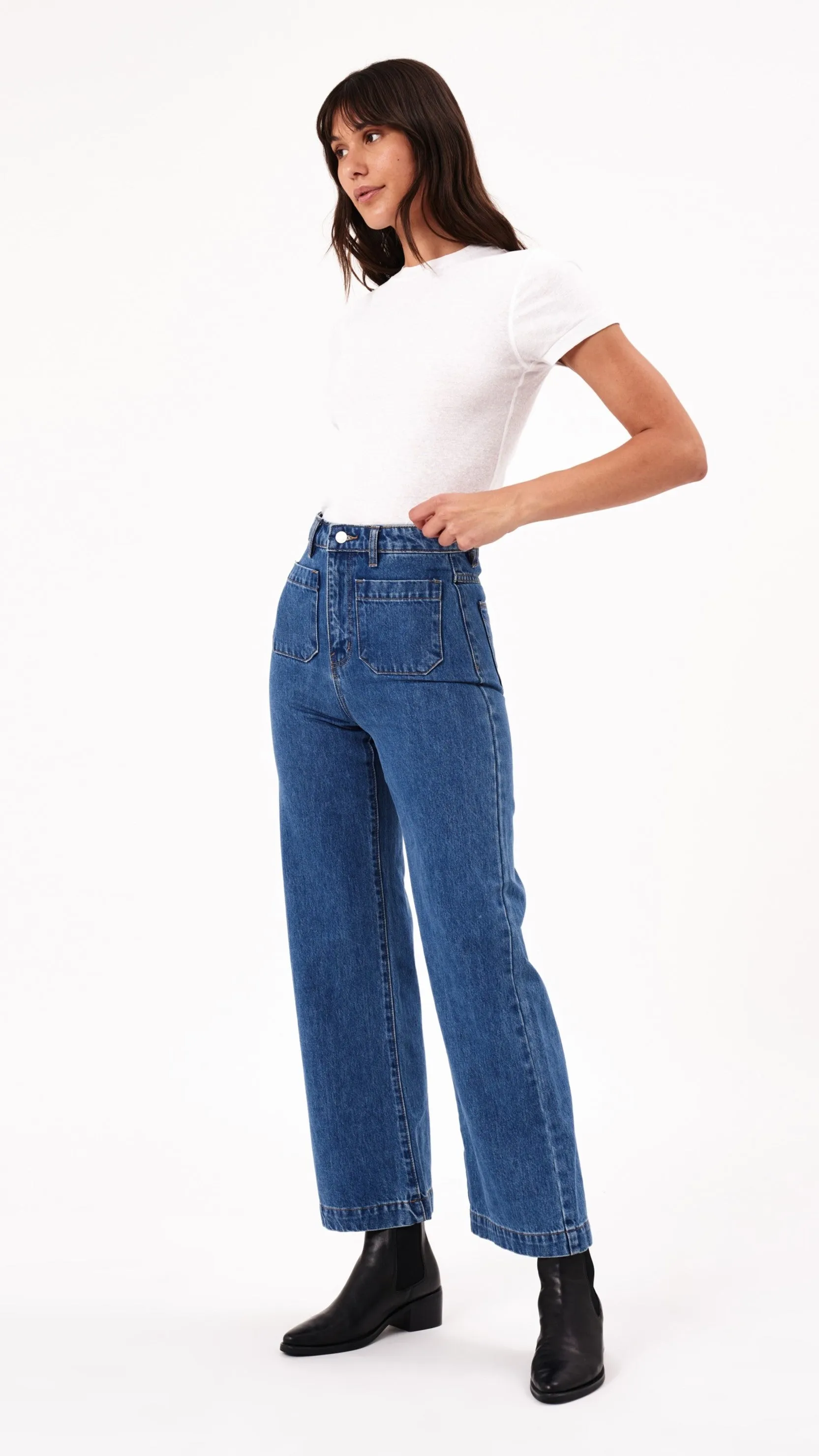 Rollas Sailor Jean - Ashley Blue