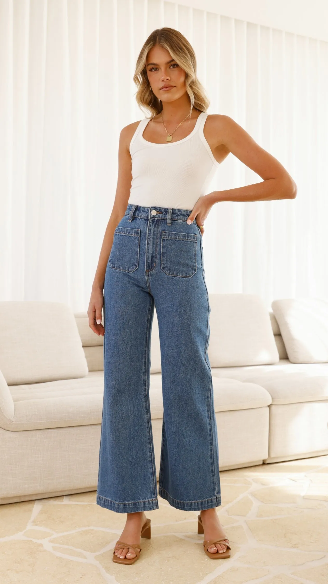 Rollas Sailor Jean - Ashley Blue
