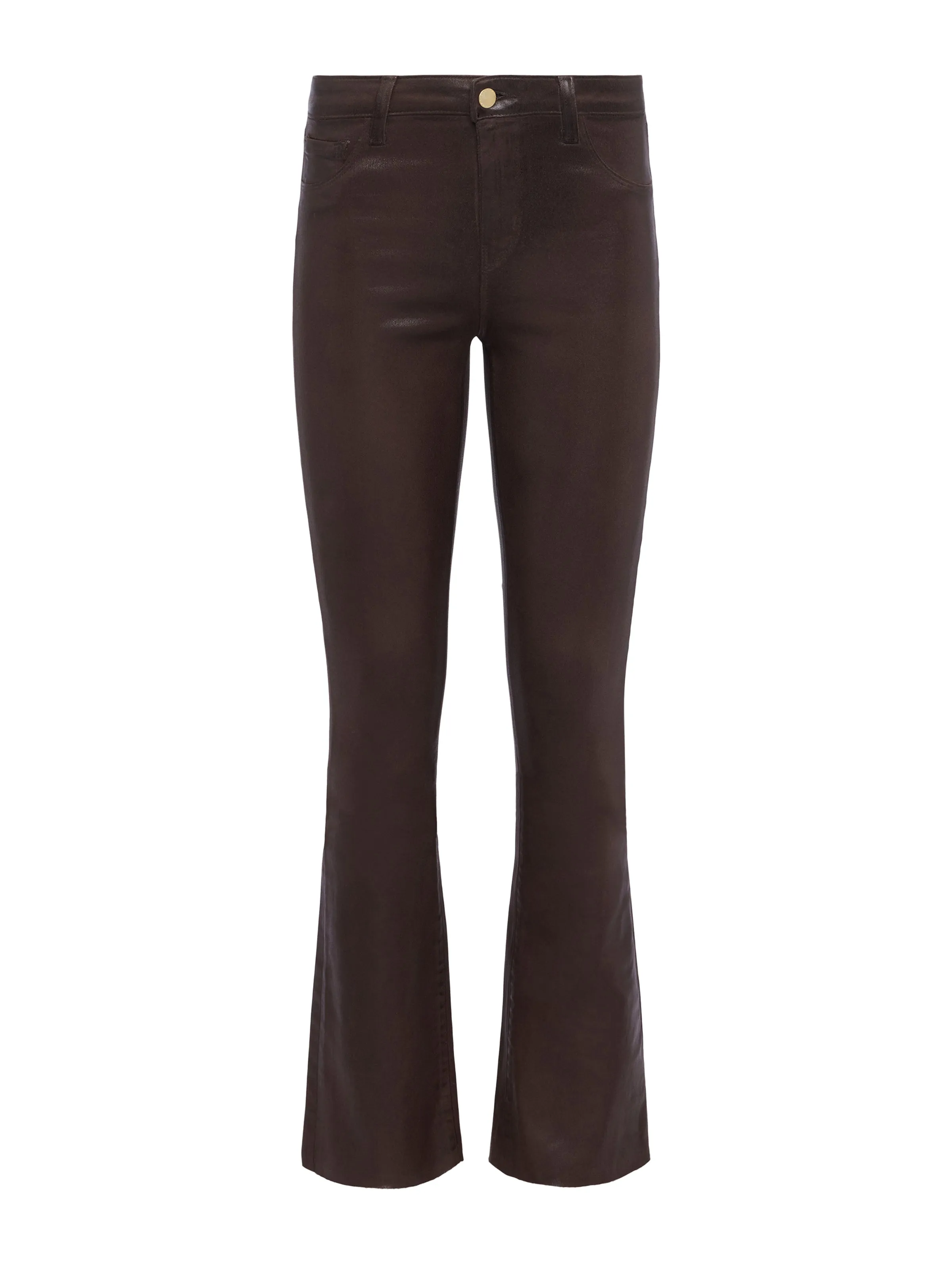 Ruth Coated Straight-Leg Jean