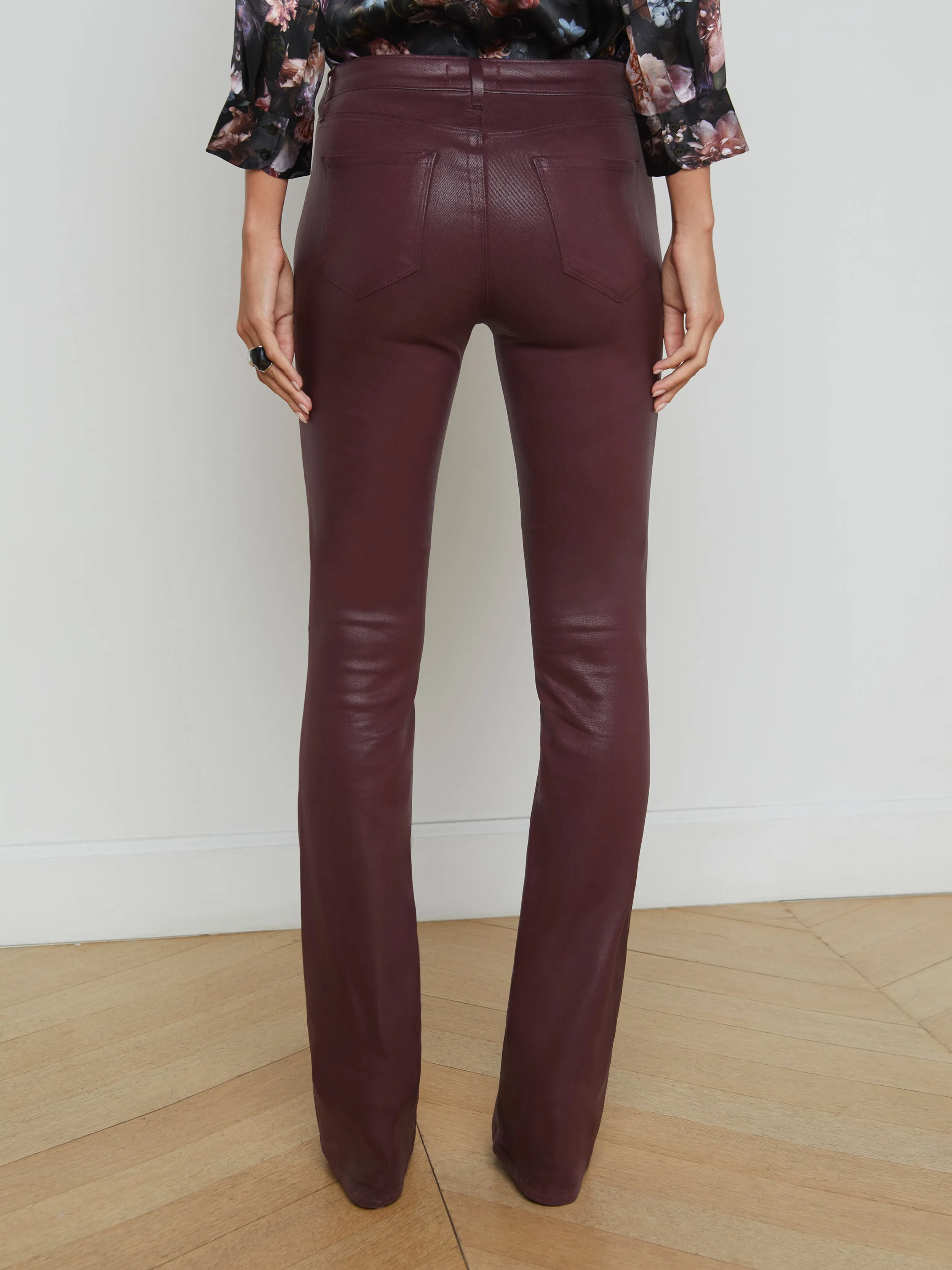 Selma Coated Bootcut Jean