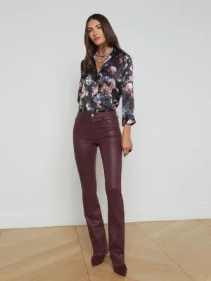 Selma Coated Bootcut Jean