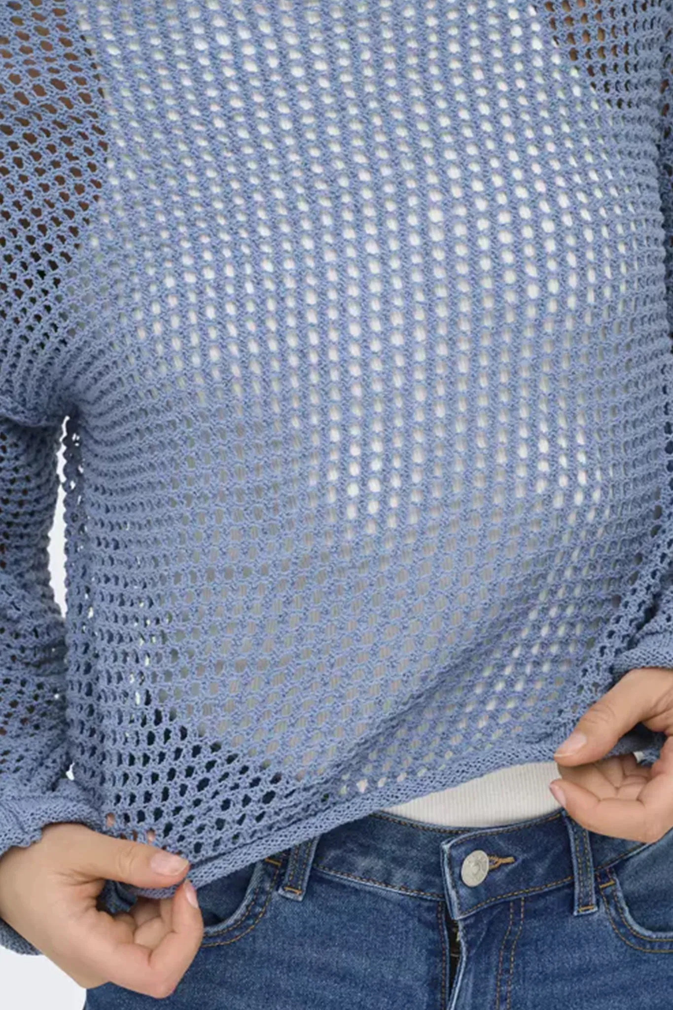 Siena Blue Open Knit