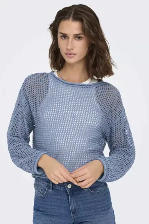 Siena Blue Open Knit