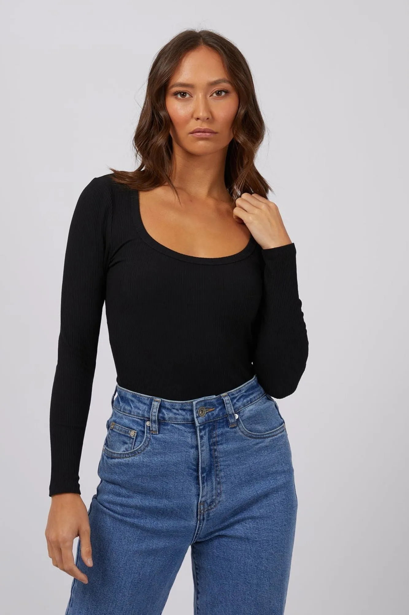 Silent Theory Hazel L/S Tee Black