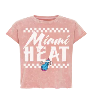 Sportiqe Miami HEAT Original Vice Coral Women's Tee
