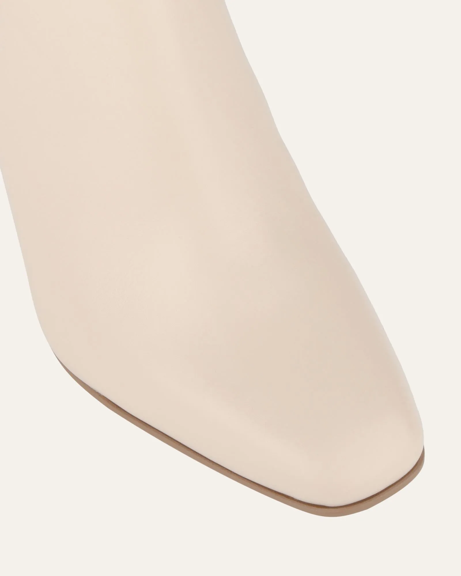 STORMI KNEE BOOTS SAND LEATHER