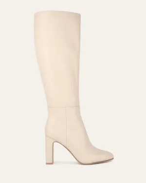 STORMI KNEE BOOTS SAND LEATHER
