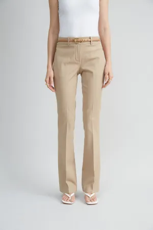 Stretch Cotton Fit & Flare Pant