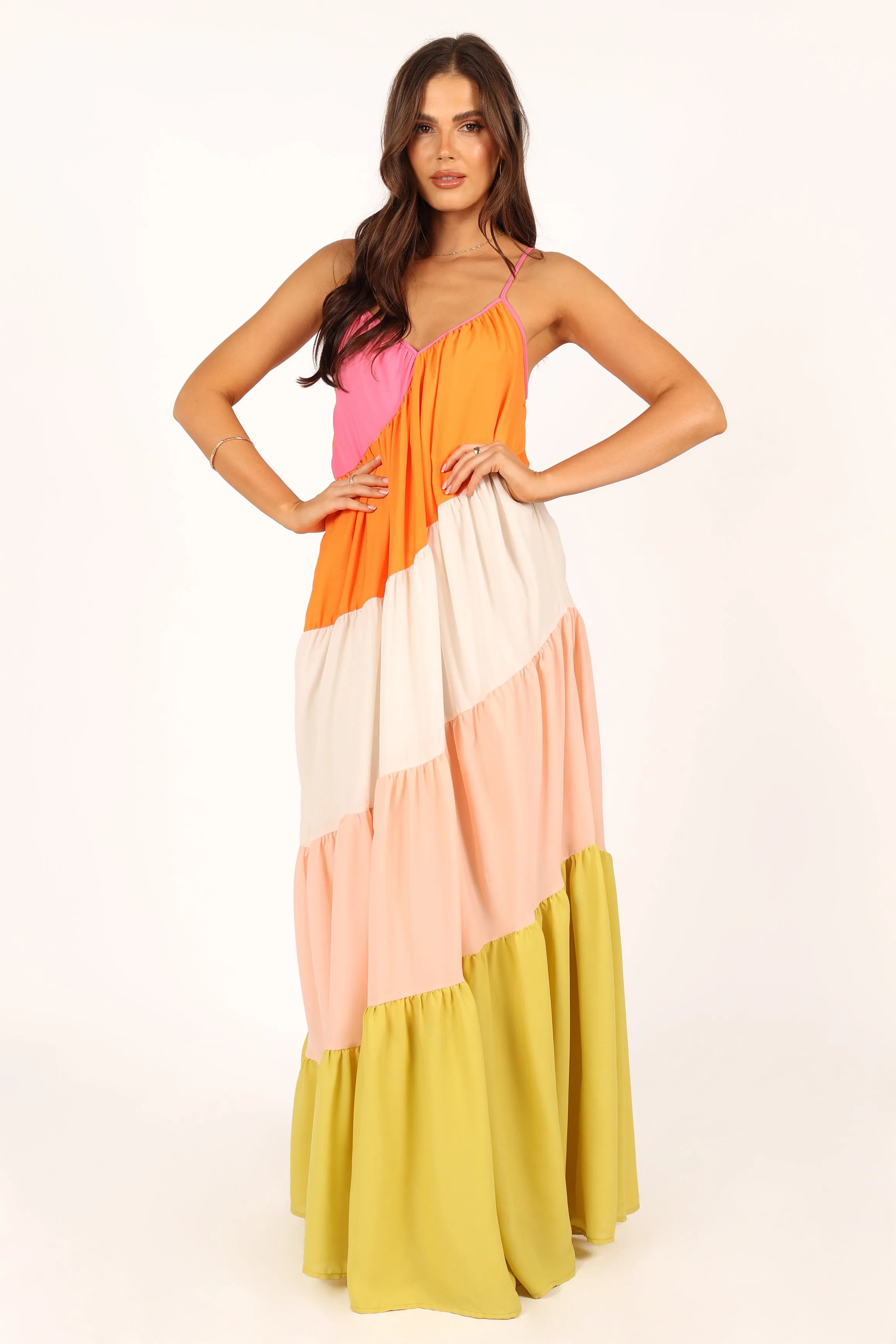 Tallulah Tiered Maxi Dress - Multi