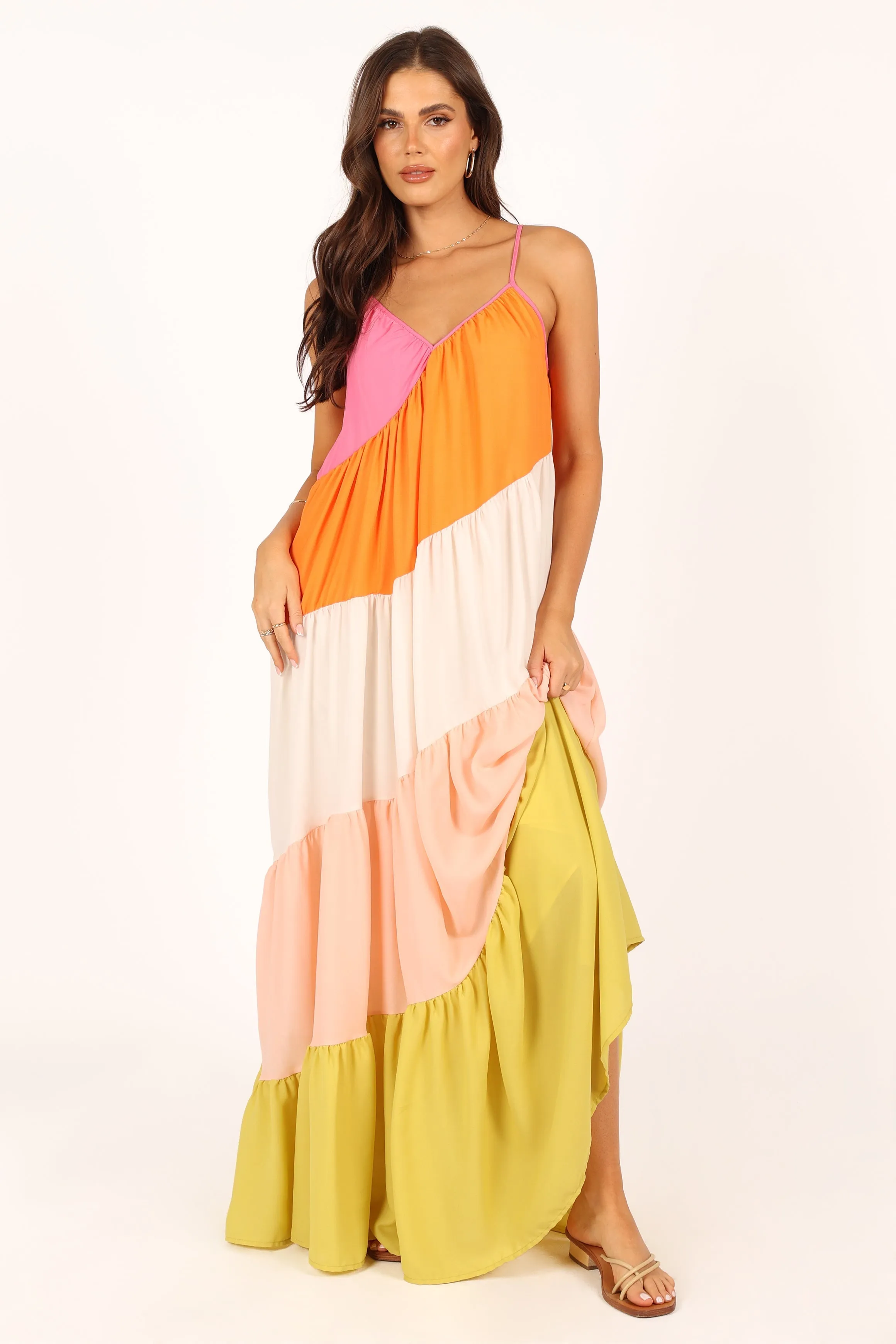 Tallulah Tiered Maxi Dress - Multi