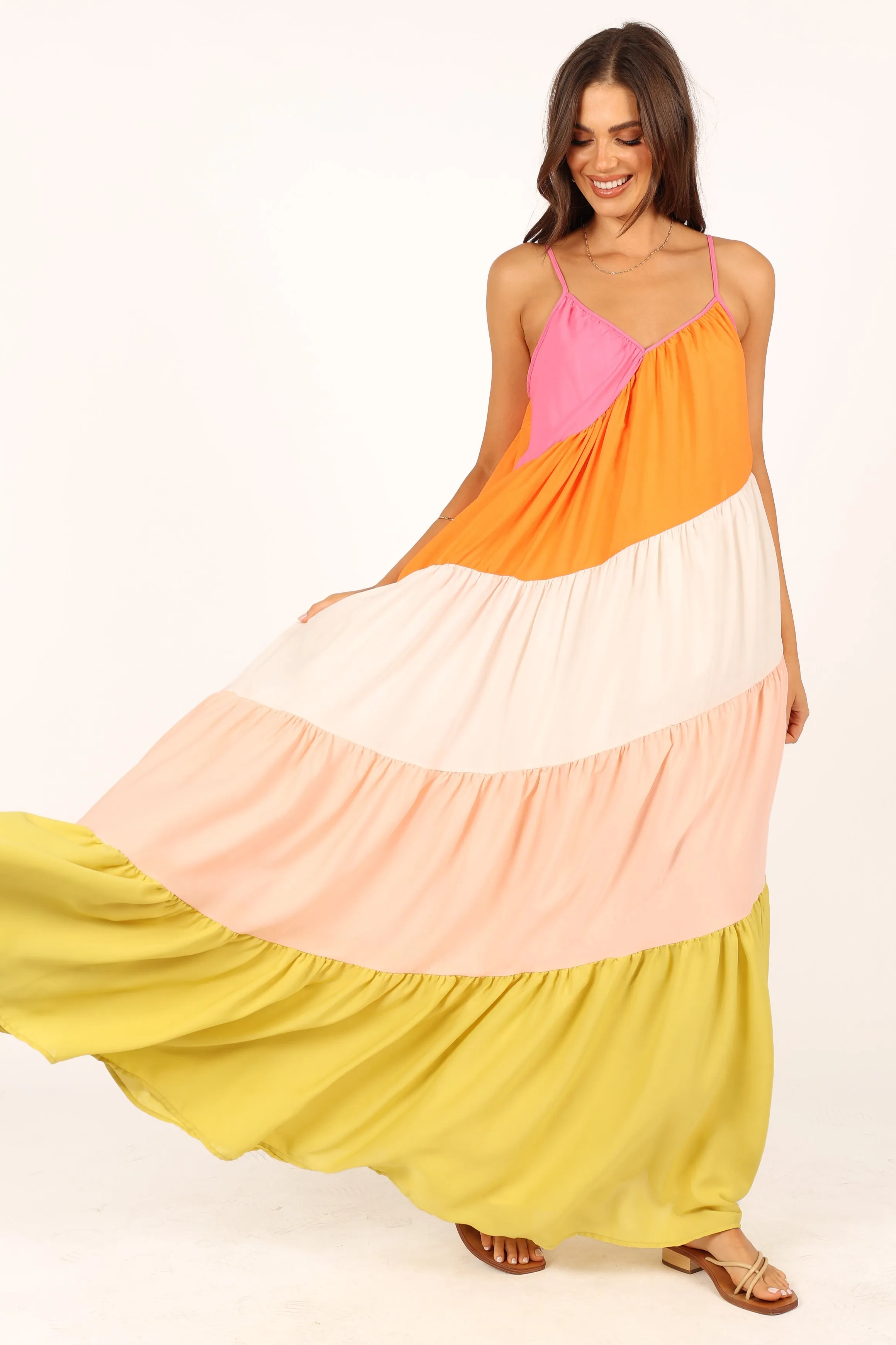 Tallulah Tiered Maxi Dress - Multi