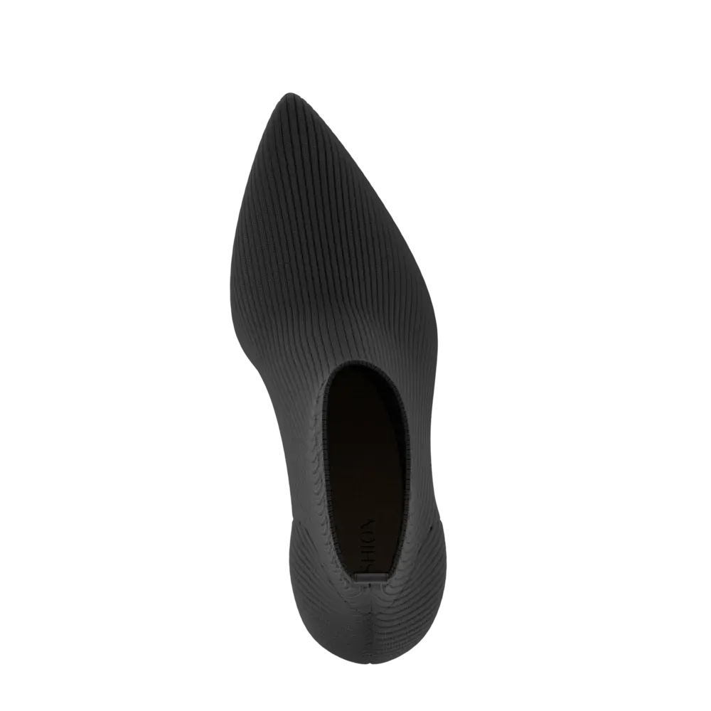 The Bootie Wide Width - Coal Knit 3 Block - FINAL SALE