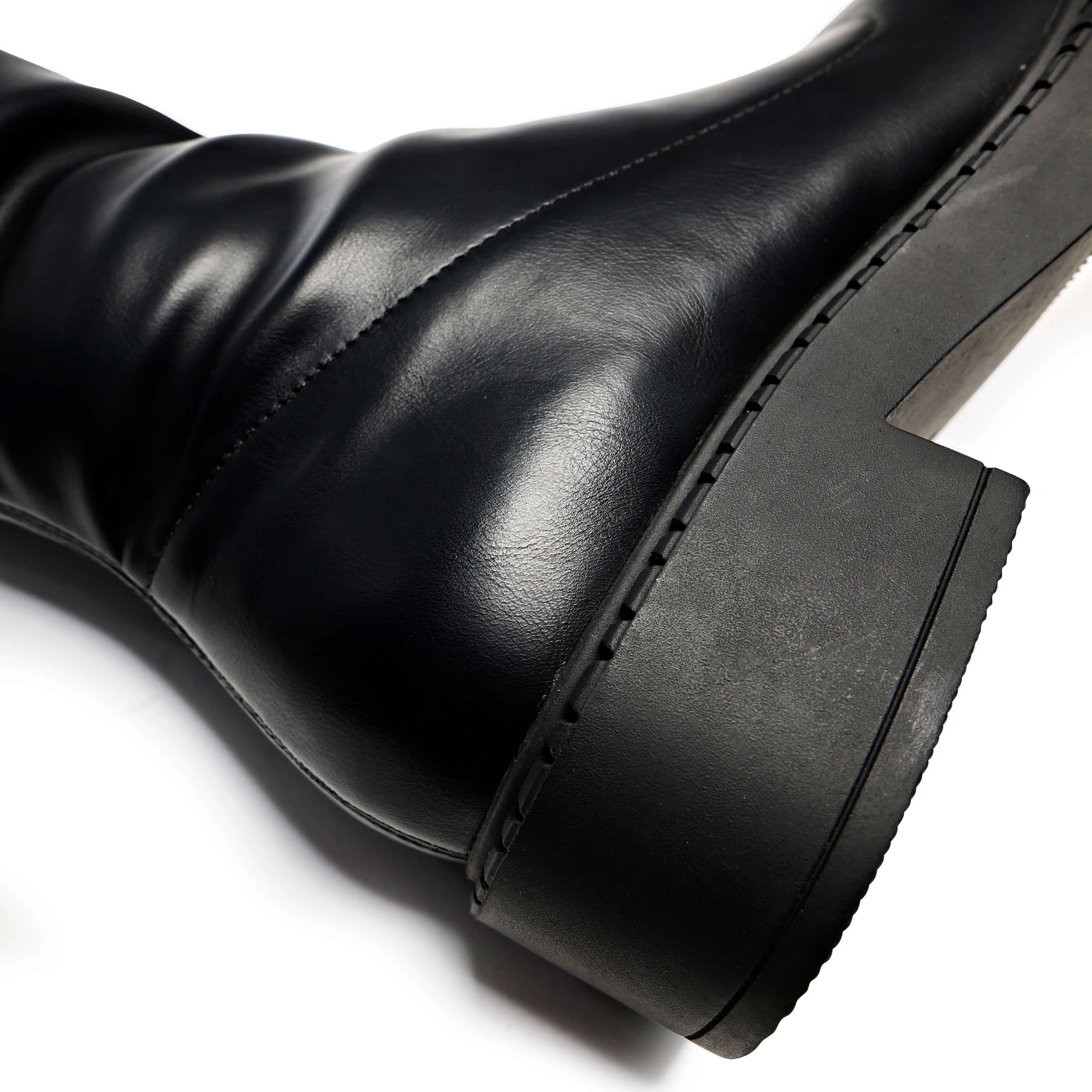 The Commander Stretch Thigh High Boots