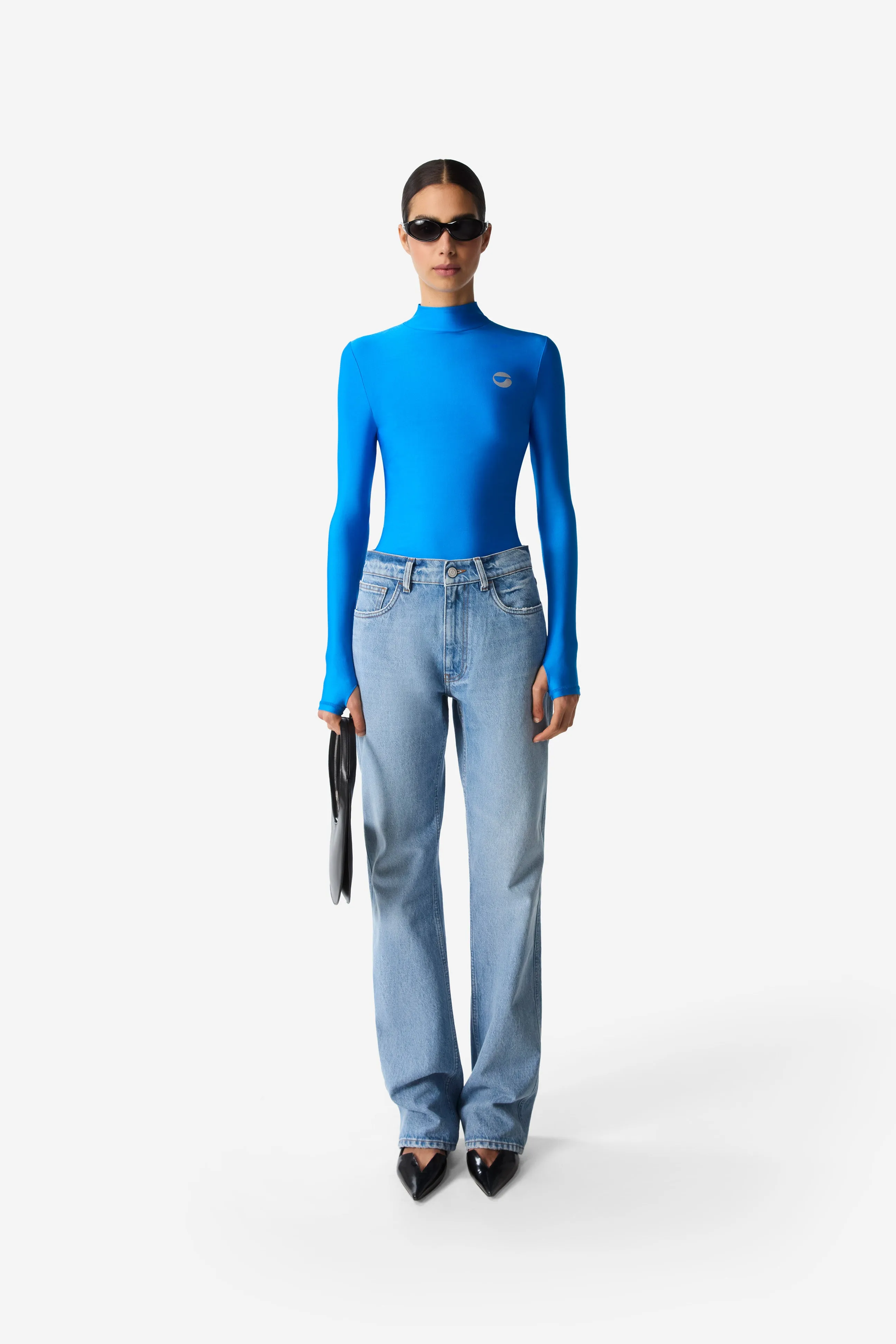 Tight High Neck Top