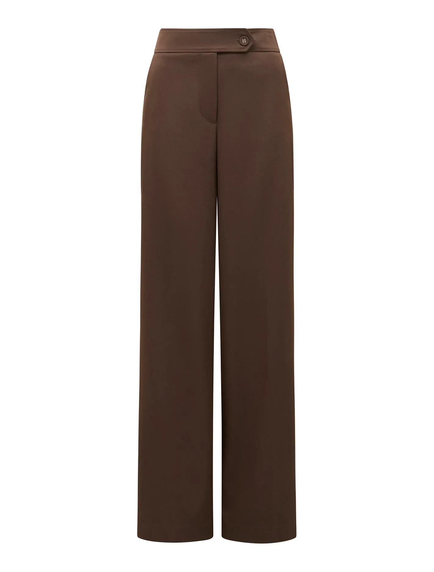 Tyla Button Tab Wide Leg Pants