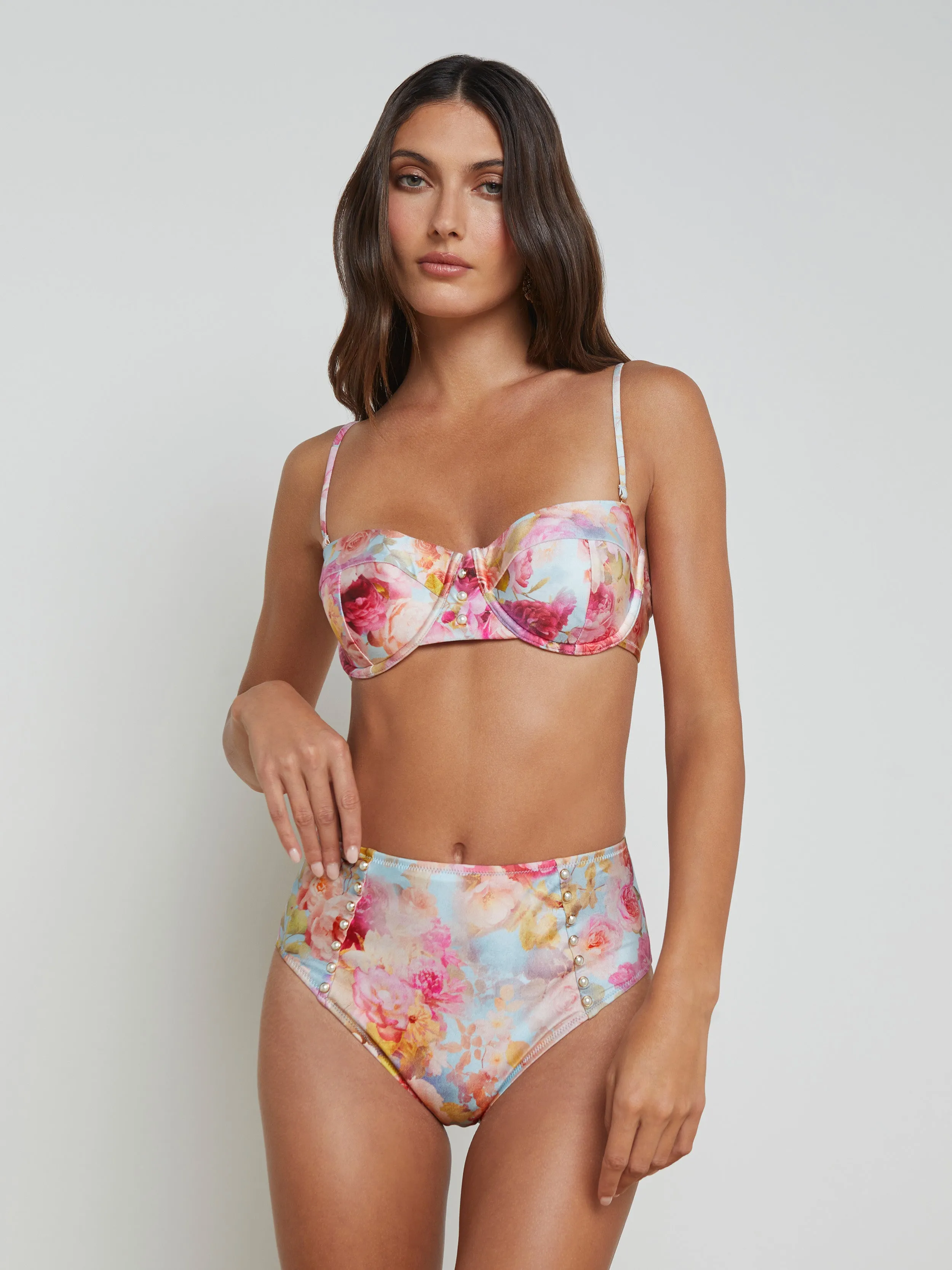 Vanessa High-Waisted Bikini Bottom