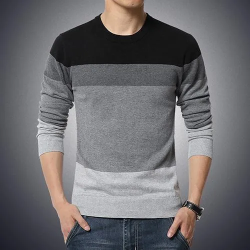 West Louis™ Casual O-Neck Sweater Pullover