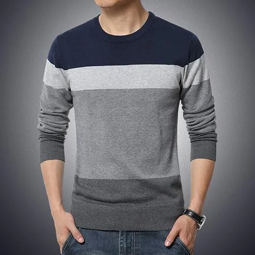 West Louis™ Casual O-Neck Sweater Pullover