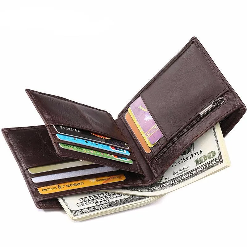 West Louis™ Retro Leather Little Wallet