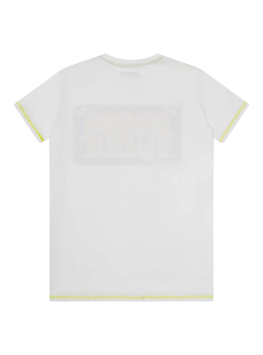 White Graphic Logo Plate T-Shirt (7-16)