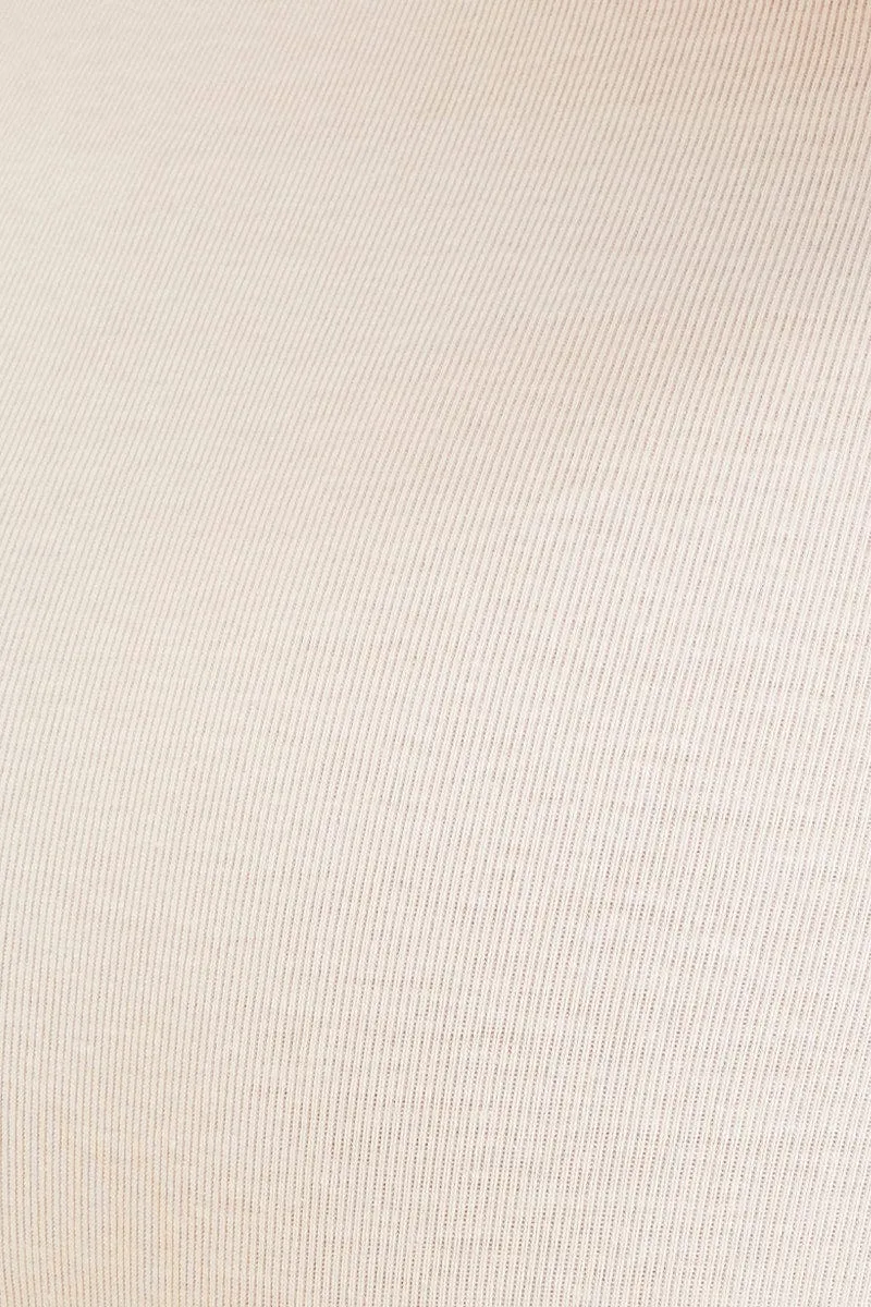 White High Waisted Brief Cotton Stretch
