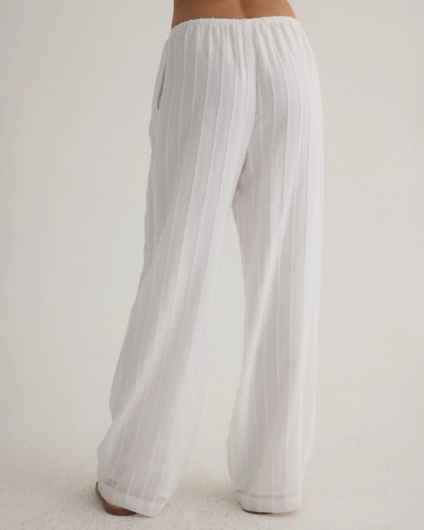 Wide Leg Pant - White