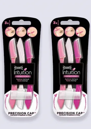 Wilkinson Sword Intuition Eyebrow Shaper 6 Pack