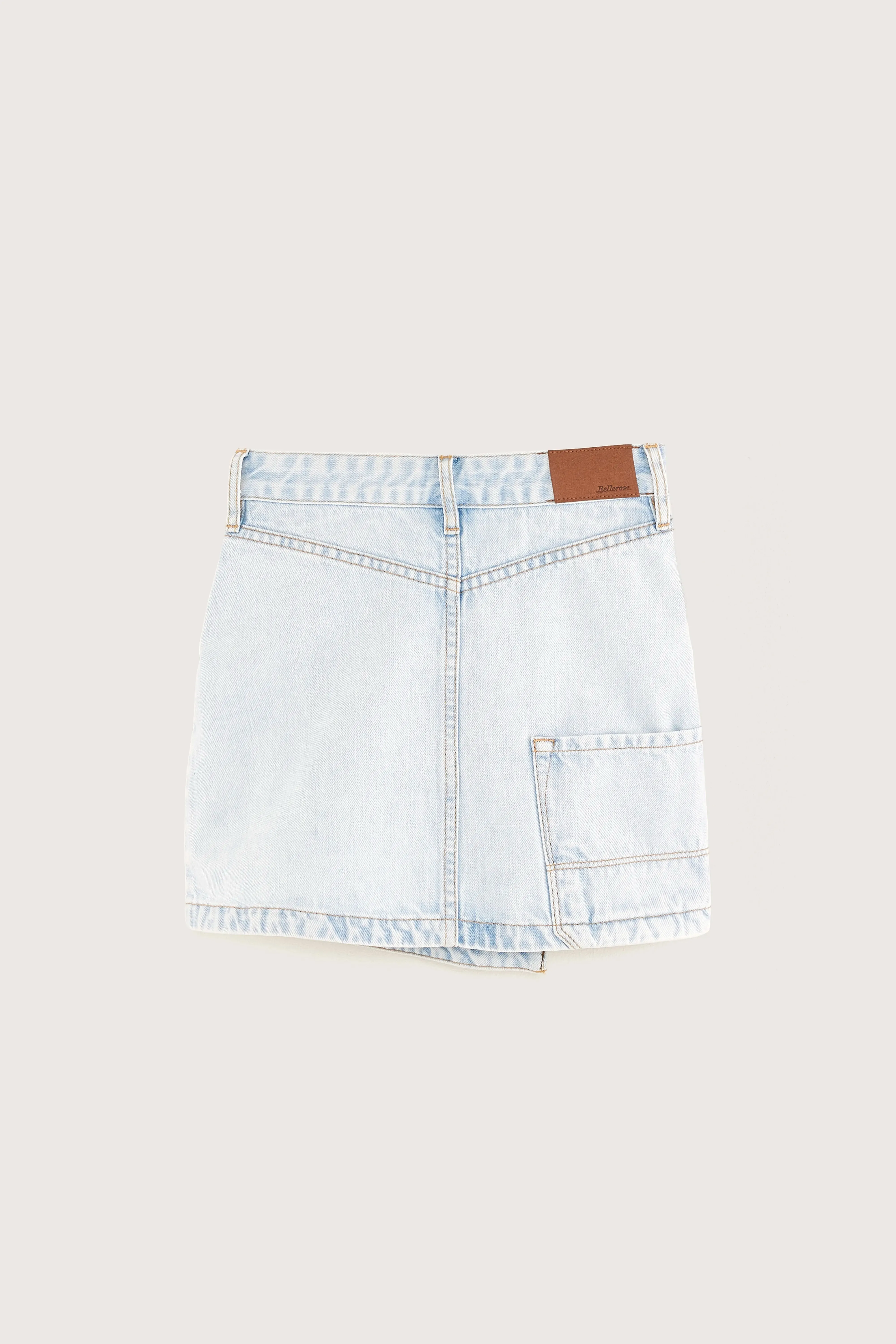 Wrapp wrap skirt (251 / G / LT BLUE BLEACH)