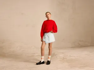 Wrapp wrap skirt (251 / G / LT BLUE BLEACH)