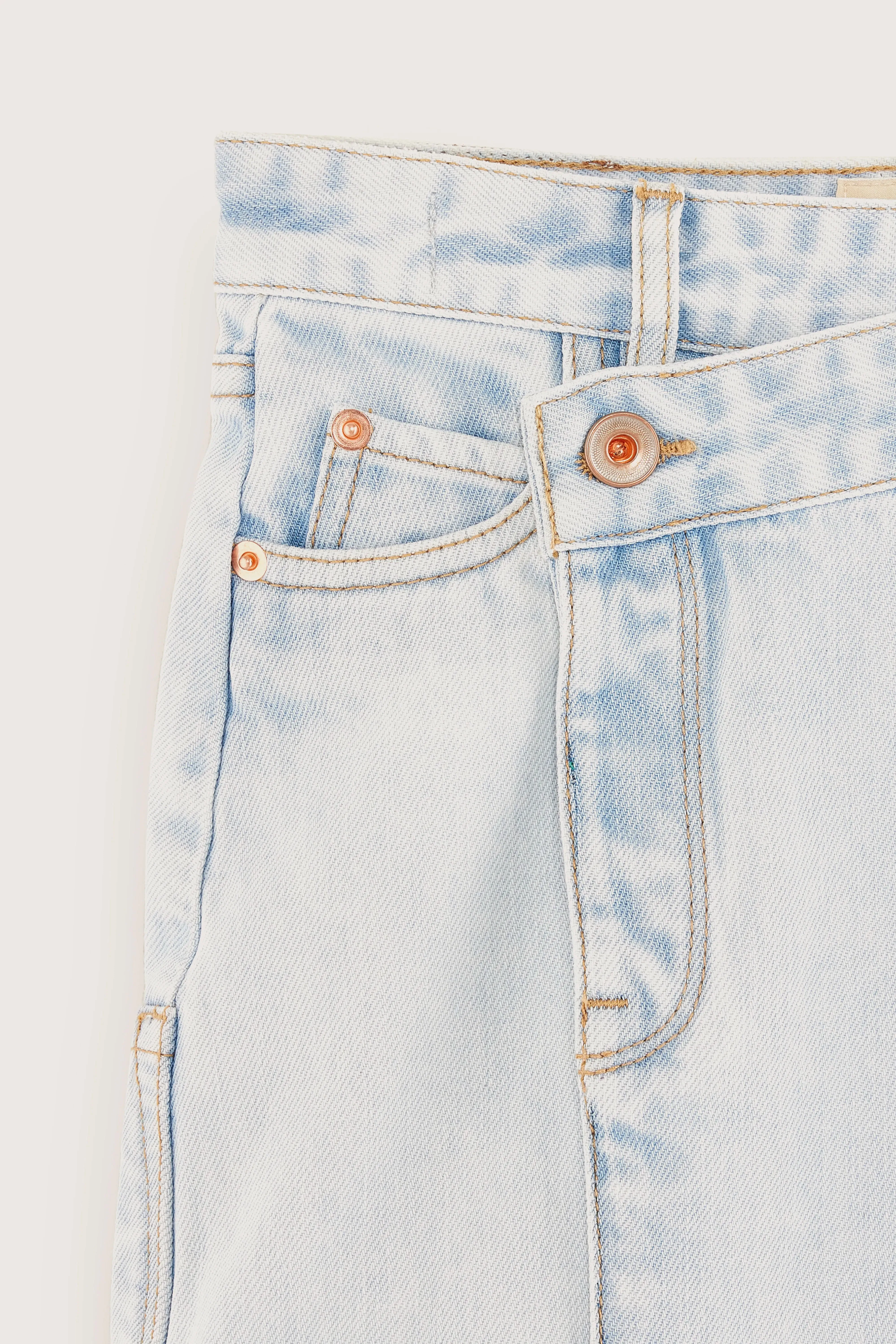 Wrapp wrap skirt (251 / G / LT BLUE BLEACH)
